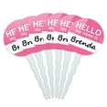 thumbnail image 1 of Brenda Hello My Name Is Cupcake Picks Toppers - Set of 6, 1 of 1