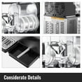 thumbnail image 5 of BENTISM Commercial Slushy Machine, 3Lx2Tank Slushie Machine, 340W Frozen Drink Machine with Temperature Preservation, Slushy Maker Machine for Supermarkets Cafes Restaurants Bars, Black 3L*2, 5 of 9