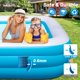 thumbnail image 5 of Piscina inflable QIUJIN 330x183x56 cm con luces solares, 5 of 7