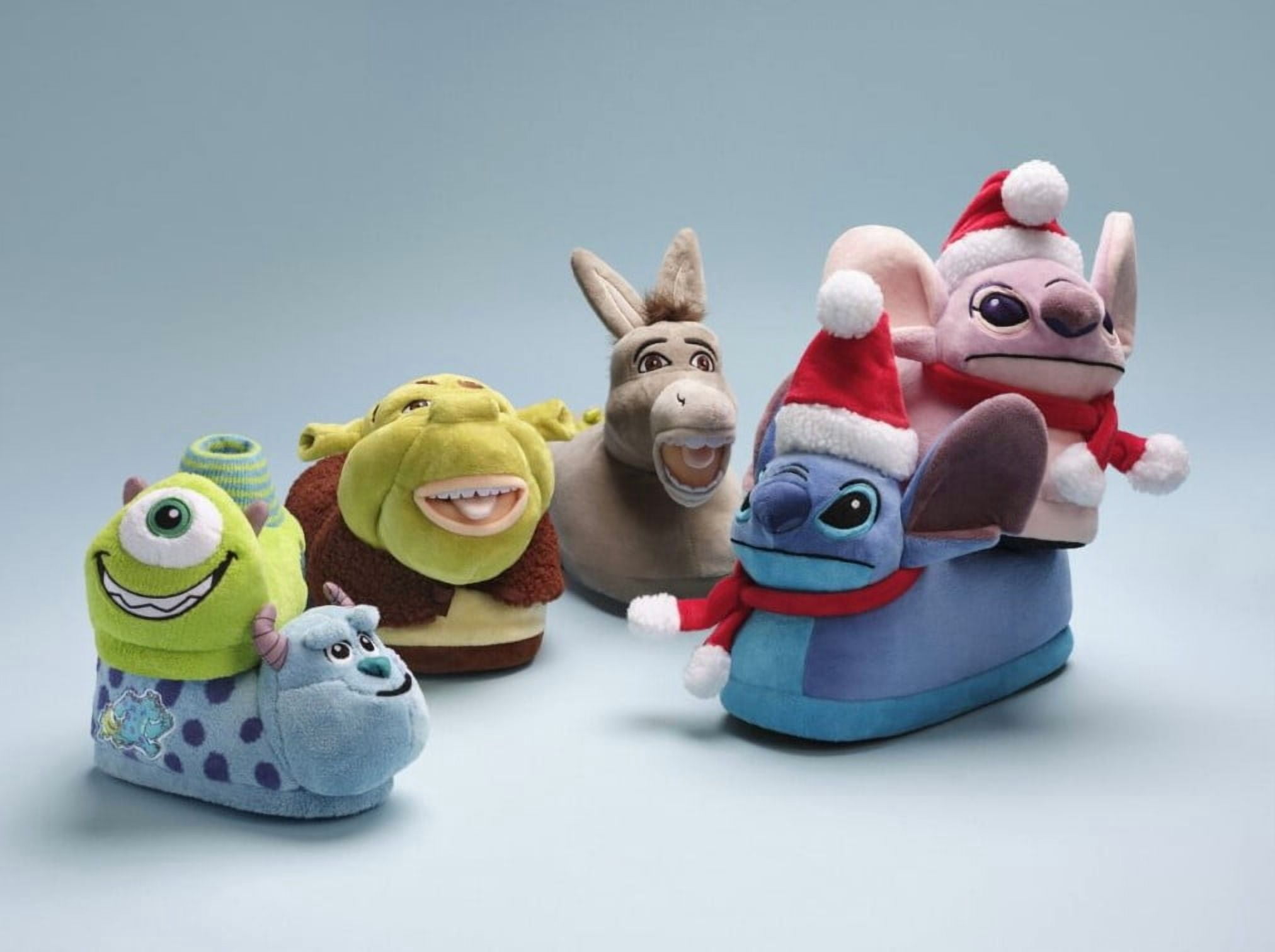 Shrek and Donkey 3D Men's Slippers