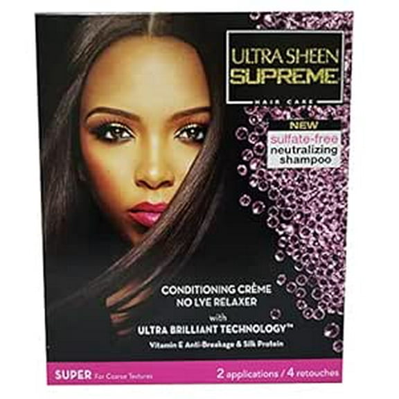 Ultra Sheen Supreme No Lye Relaxer Kit Super