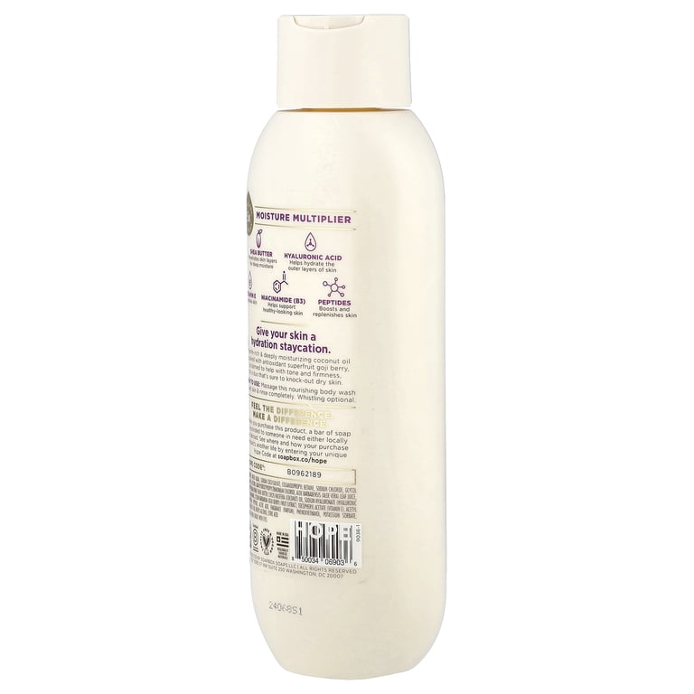 Soapbox, Body Wash, 20 oz, Moisturizing Coconut + Goji Berry