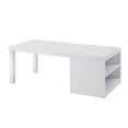 thumbnail image 4 of Acme Furniture 82330 Table Basse, Blanc Brillant & Chrome, 4 of 4