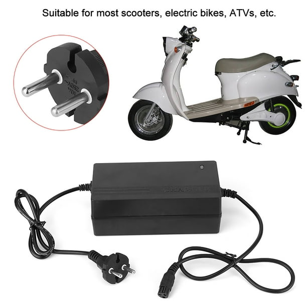 Chargeur Trottinette électrique 42V 2A - Portable, Léger, Avec Protection, Pour Scooter Et Vélo électrique