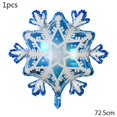 thumbnail image 1 of Suministros de fiesta decorativos de copos de nieve, confeti de látex, número de aluminio, para cumpleaños, verano, decoraciones de invierno, 1 of 4