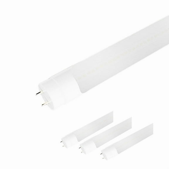 LED 4ft Integrated Fixture 18W 5000K Frosted Lens Tube Only Non-Dimmable UL & DLC Listed (LOD)