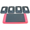 thumbnail image 5 of Adjustable Aerobic Stepper, Fitness Exercise Step Platform Trainer with 2 Risers - Red Black, 5 of 7