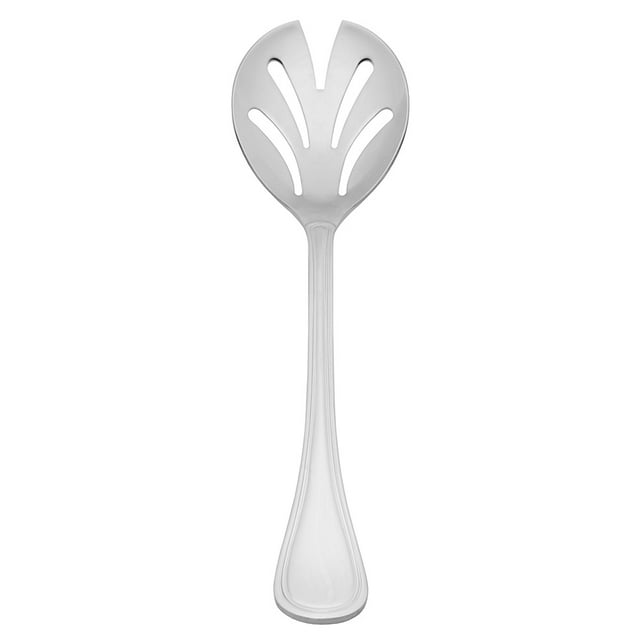 Libbey 492 017 Cuillère de Service à Rainures à Persiennes 9 1/2 Pouces - Acier Inoxydable 18/8