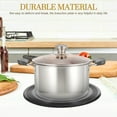 thumbnail image 5 of KAKOWELY thermal guide plate Kitchen Heat Diffuser Plate Metal Stove Diffuser Plate Round Fast Defrosting Tray7.87"X7.87"X0.16", 5 of 5