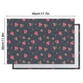 thumbnail image 5 of Pioneer Flower Floral Print Pattern Summer Placemats Table Placemats Set Of 6-Linen Kitchen Washable Placemats Table Mats 12x18 Inch Non-Slip Heat Resistant, 5 of 5
