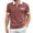 Red, variant on RMGVDSD Men's Polo Shirt Tops Button Collared Pocket Mens Casual Loose Comfortable Trendy Sports Lapel Short Sleeved Shirt Classic Collared Golf Shirt