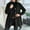 Black, variant on WMTBSRSW Womens Fashion Long Corduroy Shacket Jacket Fall Spring Button Down Hooded Coat Solid Loose Casual Open Front Hood Cardigan Outwear Black L
