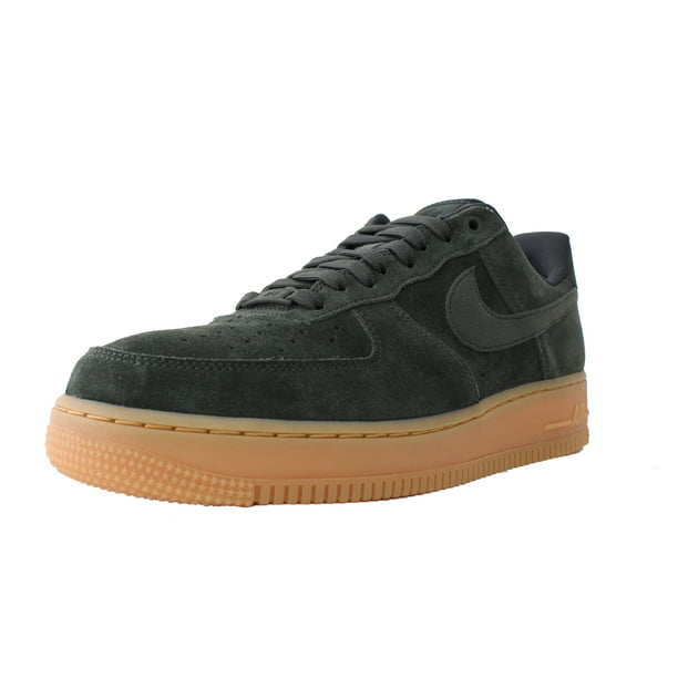 NIKE AIR FORCE 1 LOW 07 LV8 SUEDE SZ 11 OUTDOOR GREEN GUM BOTTOM AA1117 ...