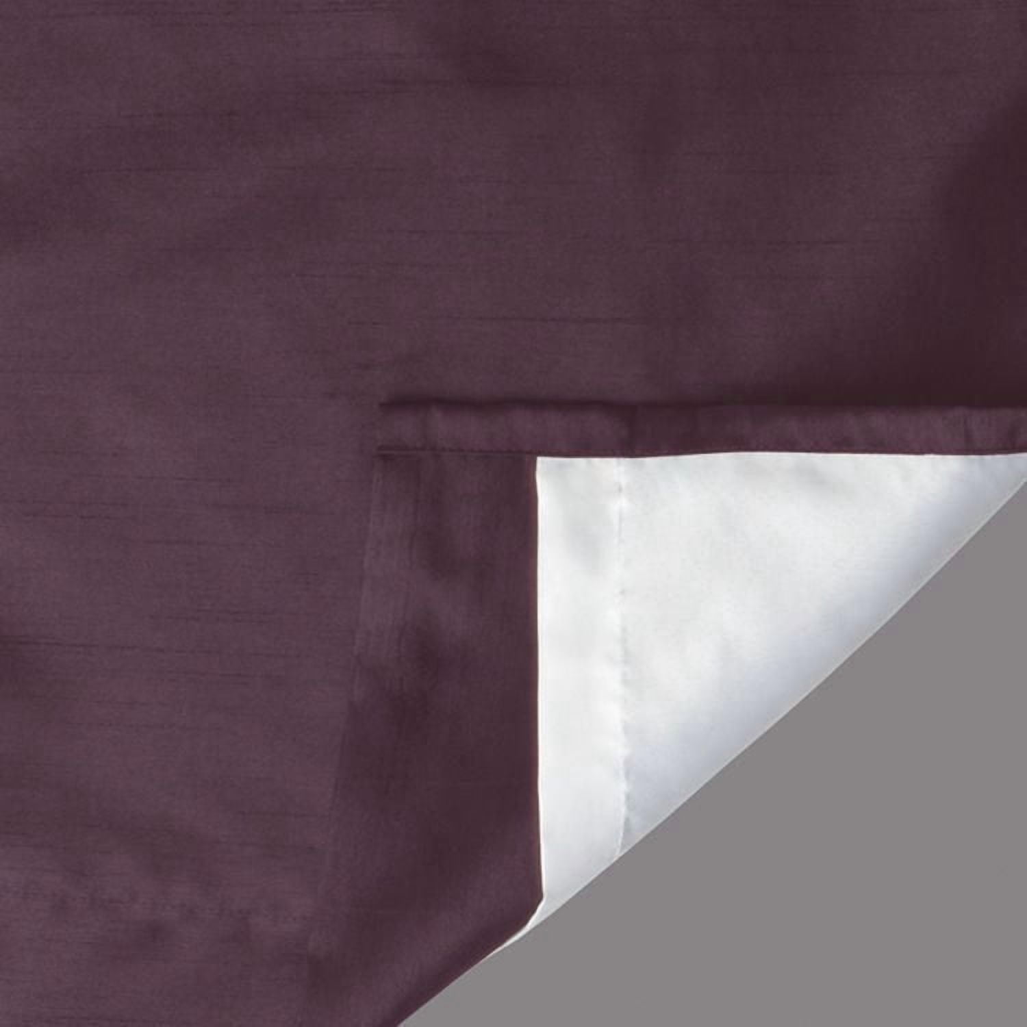 Hometrends Faux Silk Thermal Window Panel