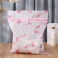 thumbnail image 4 of Douhoow Laundry Bag Washing Mesh Net Love Heart Shape Printed Zipper Closure Baby Clothes Wash Bag, 4 of 6