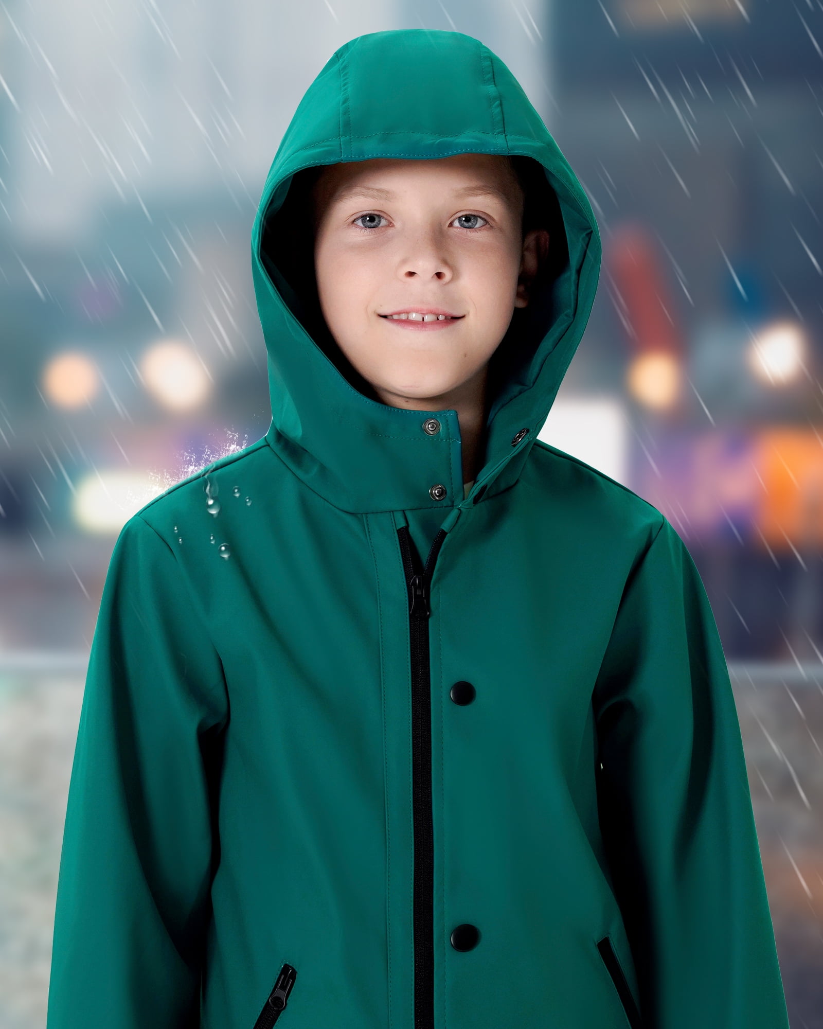 Boys green hotsell raincoat