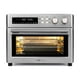 thumbnail image 1 of VAL CUCINA Freidora de aire con calefacción por infrarrojos, horno de convección extragrande para encimera 10 en 1, tostada de 6 rebanadas, charola para hornear esmaltada, fácil de limpiar con libro, 1 of 5