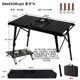 thumbnail image 1 of MOUNTAINHIKER-mesa plegable IGT para acampar, mesa ligera de madera para barbacoa y parrilla, mesa extraíble para pícnic al aire libre, pesca y acampada, 1 of 4