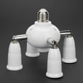thumbnail image 2 of Adjustable 180 Degree Turn Light Holder  E27 Splitter 7 Heads Lamp Base LED Light Bulb Holder Adapter Converter Socket, 2 of 4