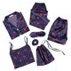 thumbnail image 1 of Gibobby Pijamas Mujer Verano Sexy Pijamas Conjunto de siete piezas para mujer, pantalones cortos de manga larga, pijamas para el con tirantes(Azul,XL), 1 of 5