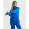 thumbnail image 4 of Hanes Sport Women's Performance Fleece Hoodie Awesome Blue/Awesome Blue Heather M, 4 of 10