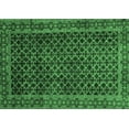 thumbnail image 1 of Ahgly Company Indoor Rectangle Southwestern Emerald Green Country Area Rugs, 7' x 9', 1 of 4
