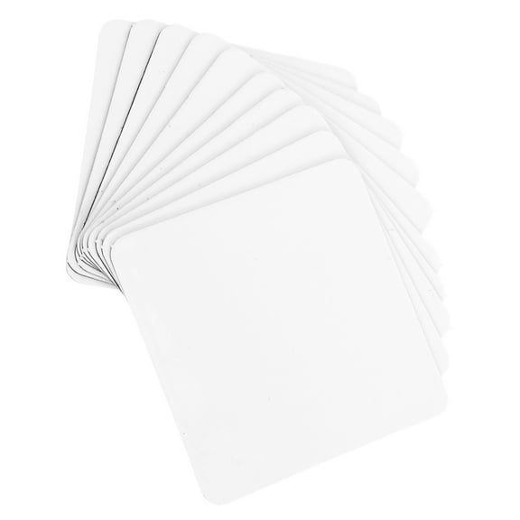 unbranded 10PCS Sublimation Refrigerator Fridge Magnets Sublimation Magnet Blanks Sublimation Refrigerator Magnet Blank Square Soft Sticker Blanks for DIY Crafting