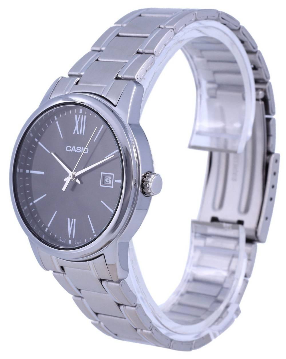 Casio Men’s Black Dial Stainless Steel Dress Watch - MTP-V002D-1B3