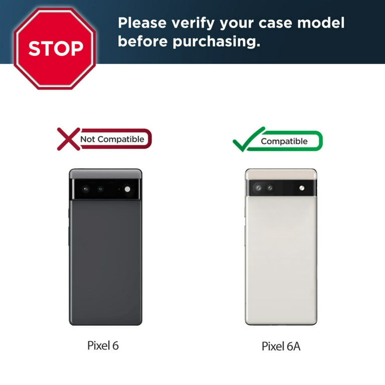 for Google Pixel 6A Case with Screen Protector, Military Grade Shockproof  Heavy Duty Protective Phone Case Pass 16ft Drop Test with Magnetic  Kickstand