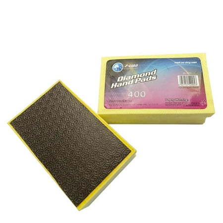 

Diamond ing Pads Block for Marble - Yellow Grit 400 90 *55 x 28mm