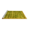 thumbnail image 2 of Ahgly Company Machine Washable Indoor Rectangle Persian Yellow Traditional Area Rugs, 8' x 10', 2 of 4