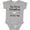 AC-Heather Grey, variant on Inktastic My Great Grandma Loves Me Heart Great Grandchild Boys or Girls Baby Bodysuit