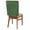Blackish Green, variant on Lavender Burlap Texture Chair Back Covers, Dining Room Back Chair Covers Set of 8, Farmhouse Vintage Lavender Removable Slipcovers Seat Protector for Kitchen Wedding Party Hotel 19"x20"