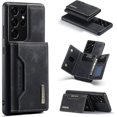 thumbnail image 1 of Magnetic Detachable Wallet Case Compatible With Samsung Galaxy S23 Ultra, Pu Leather Cover With Card Holder, 1 of 5