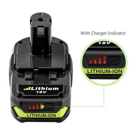 

For RYOBI P108 18V One+ Plus High Capacity Lithium 1x 5.0Ah Battery + 1x Charger