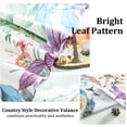 thumbnail image 6 of VOGOL Farmhouse Botanical Series Valance, Faux Linen Light Filtering Window Curtains for Bedroom, Rod Pocket Valance for Living Room Kitchen, 52 x 18 Inches, 6 of 7