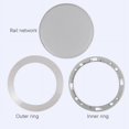 thumbnail image 2 of 20X Ceiling Speaker Grille, 4-Inch Ceiling Embedded Audio Speaker Grille(Silver), 2 of 6