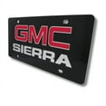 thumbnail image 4 of GMC Sierra Mirror Acrylic Premium ABS Black License Plate Official Licensed, 4 of 4