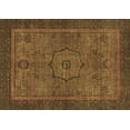 thumbnail image 1 of Ahgly Company Indoor Rectangle Abstract Brown Modern Area Rugs, 2' x 4', 1 of 4