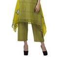 thumbnail image 5 of Moomaya Asymmetric Kurti With Pant Set Women Printed Chanderi Partywear Clothing, 5 of 6