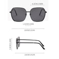 thumbnail image 4 of Gafas de sol polarizadas ovaladas cuadradas Deporte al aire libre Correr Pesca Día Noche Conducir Negro jinwen Gafas de sol polarizadas, 4 of 5