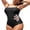 Black, variant on Womens One Piece Swimsuit Cutout Spaghetti Straps Tummy Control Bathing Suits High Cut Swimwear Black M(US8-10)