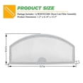 thumbnail image 6 of WE03X23881 Dryer Lint Screen Filter for Hotpoint HTX24GASK0WW, HTX24EASK0WS, 6 of 8