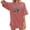 Rose, variante sur T-Shirt pour Femme Tortue de Mer – T-Shirt Graphique Mignon sur la Vie Océanique pour le Quotidien Hauts d'Été Décontractés