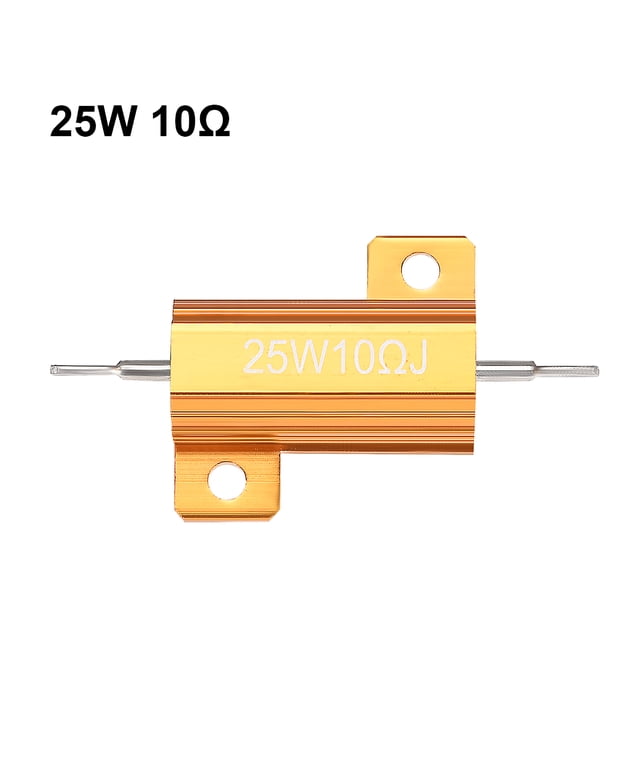 5pcs 10 Ohm 5W Aluminum Wirewound Resistors – 5W 10R Axial Lead, Unbranded