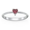 thumbnail image 2 of Heart Birthstone Ring - Ruby (July), 2 of 6