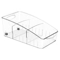 thumbnail image 3 of Sorbus Clear Organizing Bins on Wheels 15.4 x 9 x 6, 3 of 5