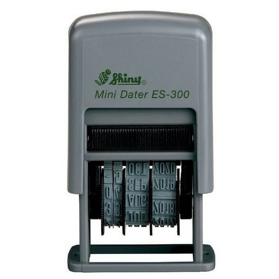 ES-300 Date Stamp with Blue Ink