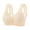 Beige, variant on Shapewear Tummy Control Women Women's Front Hook Wireless Bra Back Shaping Large Cup Weight Loss Helper Beige 36