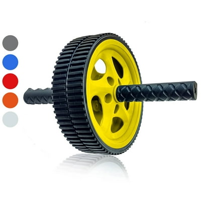 Wacces AB Power Wheel Roller Home Gym Exercise Equipment Yellow in Dominican Republic at DOP 2796 Rating 5